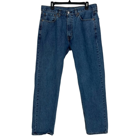 LEVI’S STRAUSS 505 Men’s Blue Jeans Sz W36”/L32” Pockets 100% Cotton - Picture 1 of 8